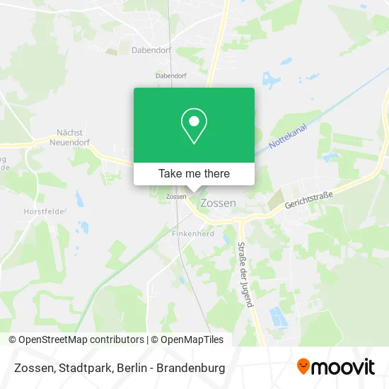 Карта Zossen, Stadtpark