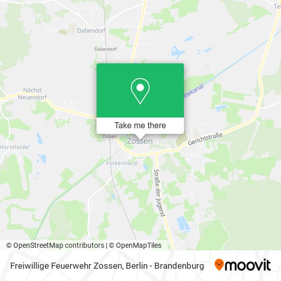 Freiwillige Feuerwehr Zossen map