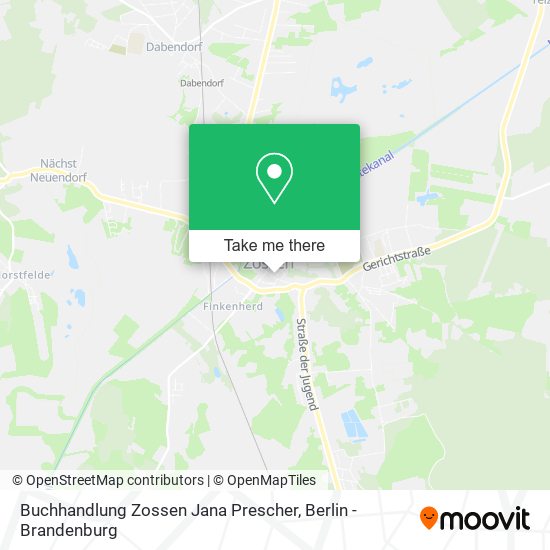 Buchhandlung Zossen Jana Prescher map