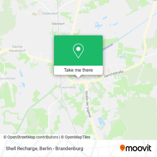 Shell Recharge map