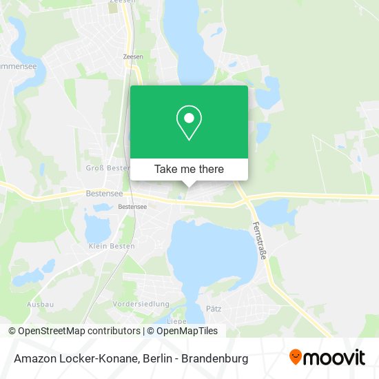 Карта Amazon Locker-Konane