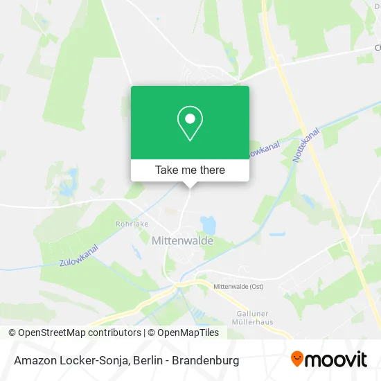 Карта Amazon Locker-Sonja