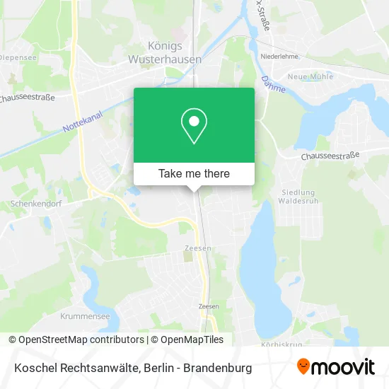 Карта Koschel Rechtsanwälte