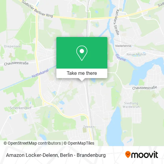 Карта Amazon Locker-Delenn