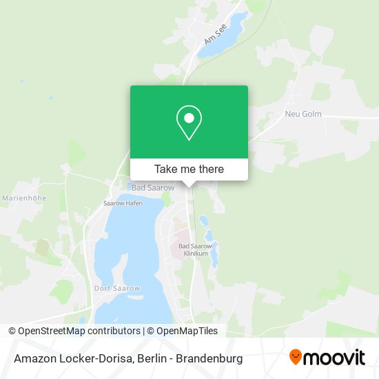 Amazon Locker-Dorisa map