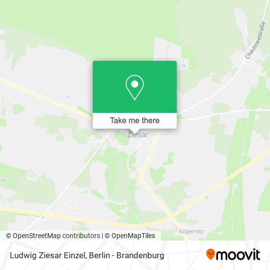 Ludwig Ziesar Einzel map