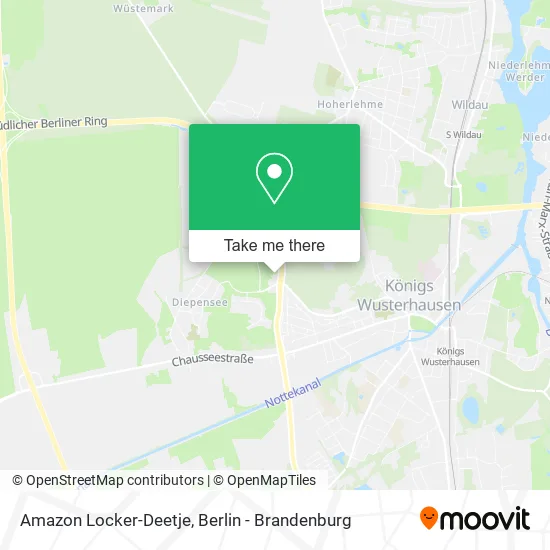 Карта Amazon Locker-Deetje