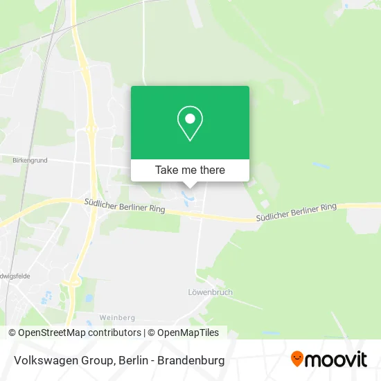 Volkswagen Group map