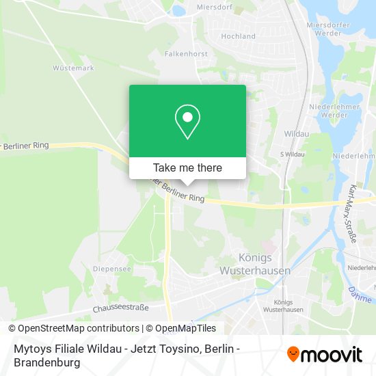 Mytoys Filiale Wildau - Jetzt Toysino map