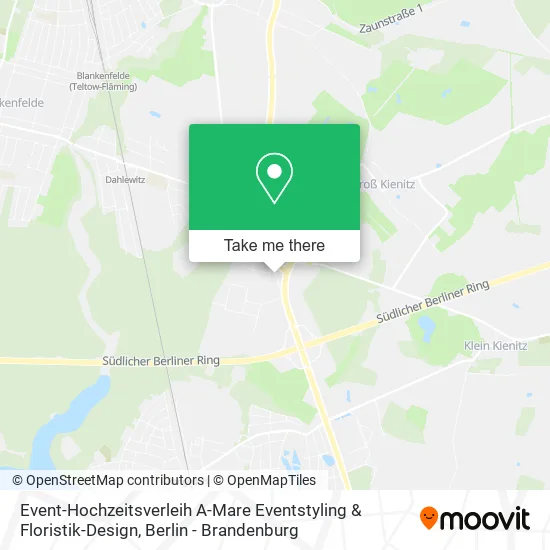 Карта Event-Hochzeitsverleih A-Mare Eventstyling & Floristik-Design