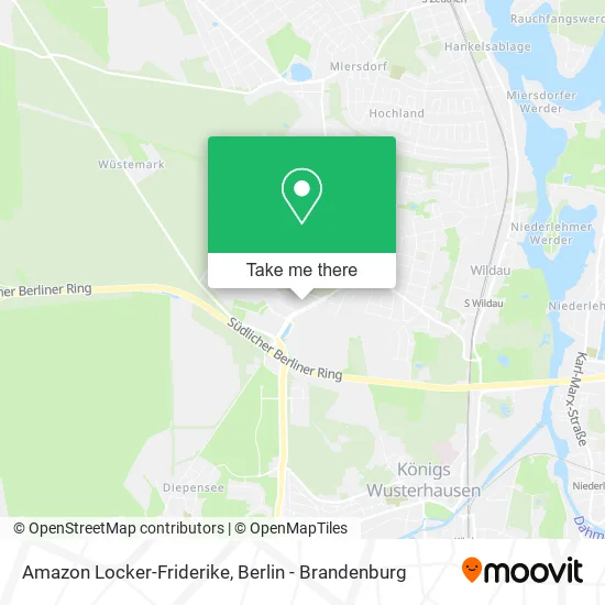 Карта Amazon Locker-Friderike