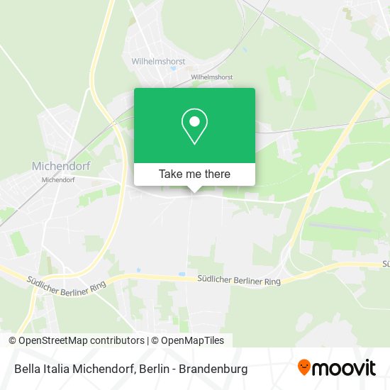 Карта Bella Italia Michendorf