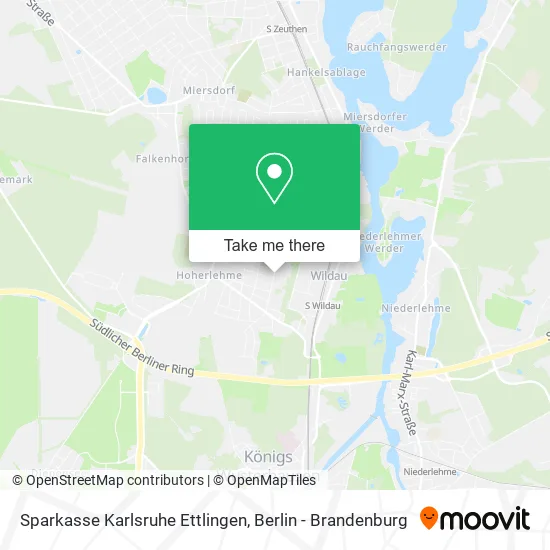 Карта Sparkasse Karlsruhe Ettlingen