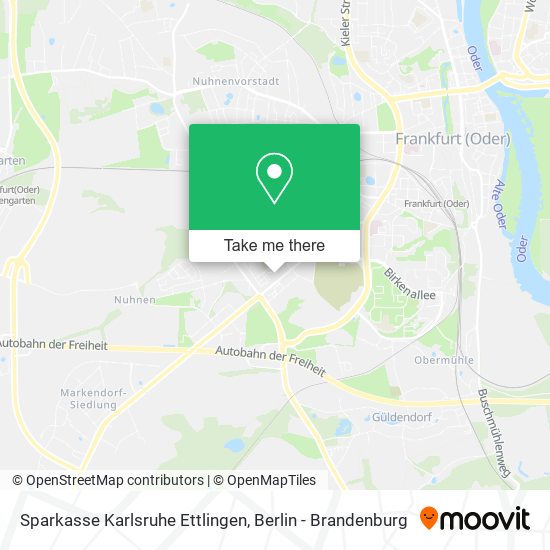 Sparkasse Karlsruhe Ettlingen map