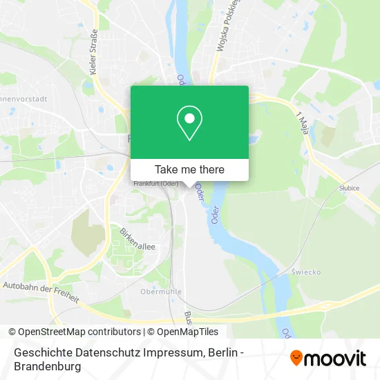 Geschichte Datenschutz Impressum map