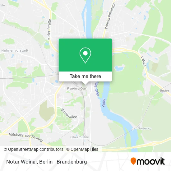 Карта Notar Woinar