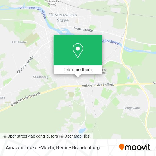 Amazon Locker-Moehr map