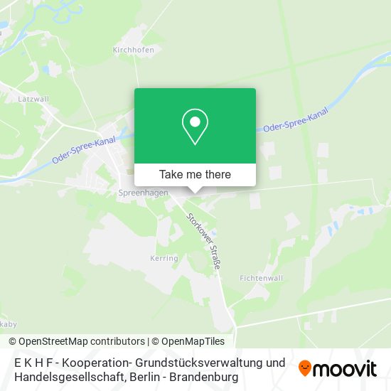 E K H F - Kooperation- Grundstücksverwaltung und Handelsgesellschaft map