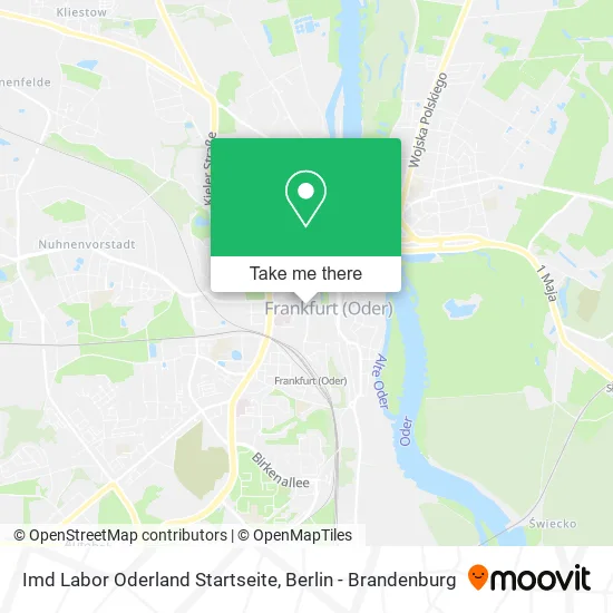Карта Imd Labor Oderland Startseite
