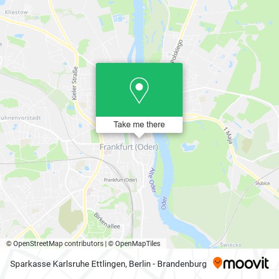 Sparkasse Karlsruhe Ettlingen map