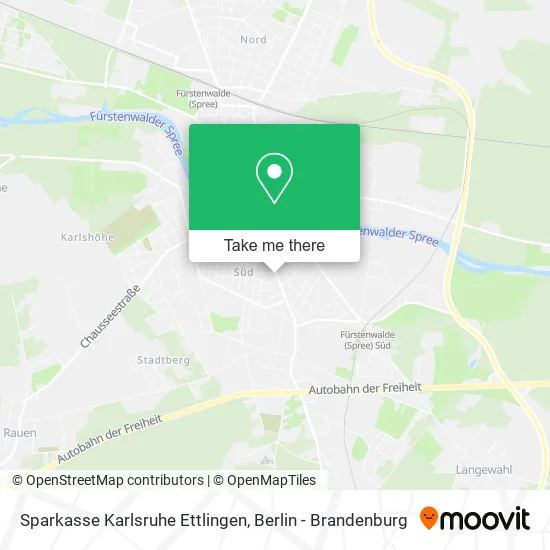 Карта Sparkasse Karlsruhe Ettlingen