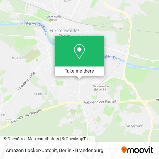 Amazon Locker-Uatchit map