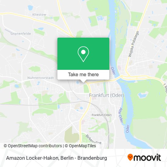 Amazon Locker-Hakon map