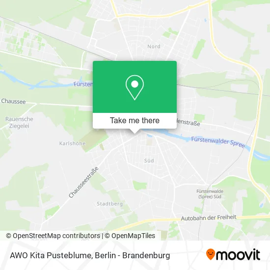 AWO Kita Pusteblume map