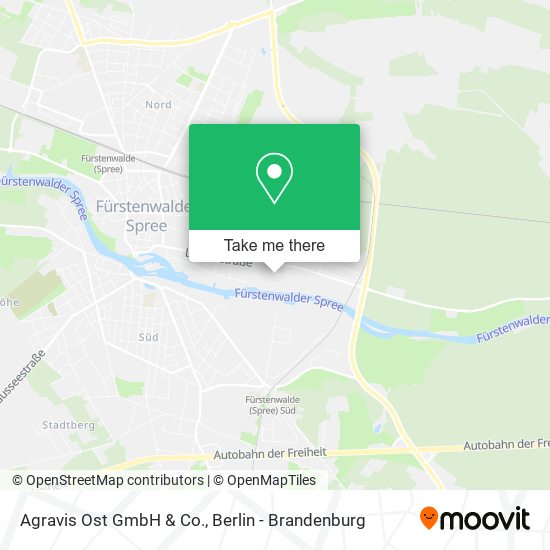 Agravis Ost GmbH & Co. map