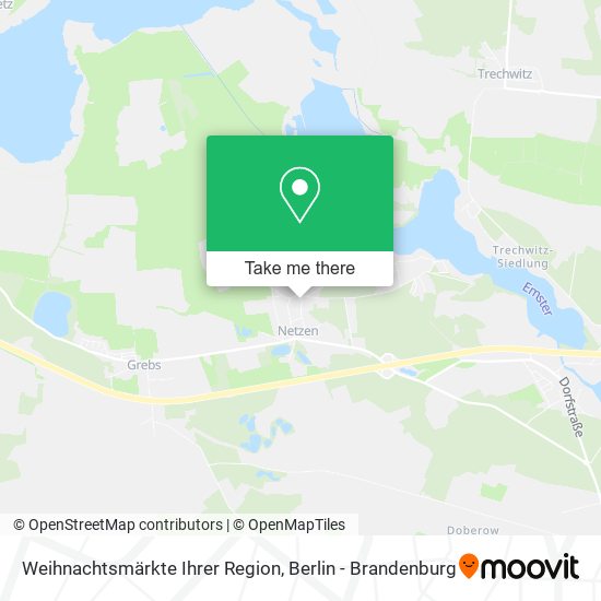 Weihnachtsmärkte Ihrer Region map