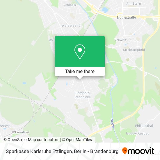 Sparkasse Karlsruhe Ettlingen map