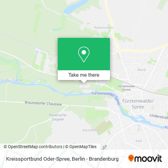 Kreissportbund Oder-Spree map