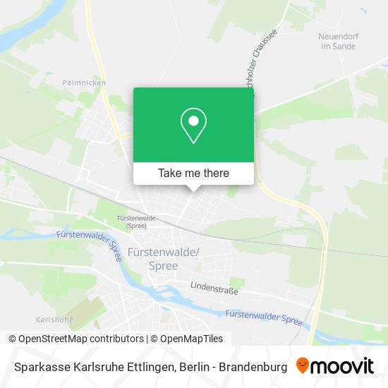Sparkasse Karlsruhe Ettlingen map