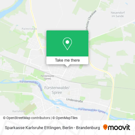 Sparkasse Karlsruhe Ettlingen map