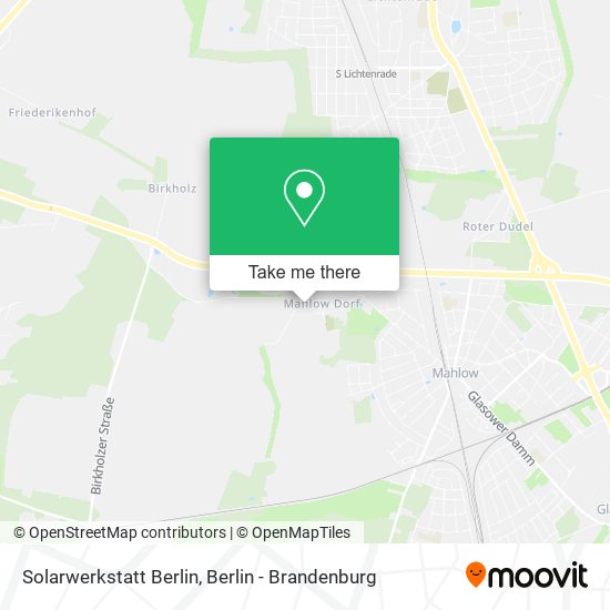Карта Solarwerkstatt Berlin
