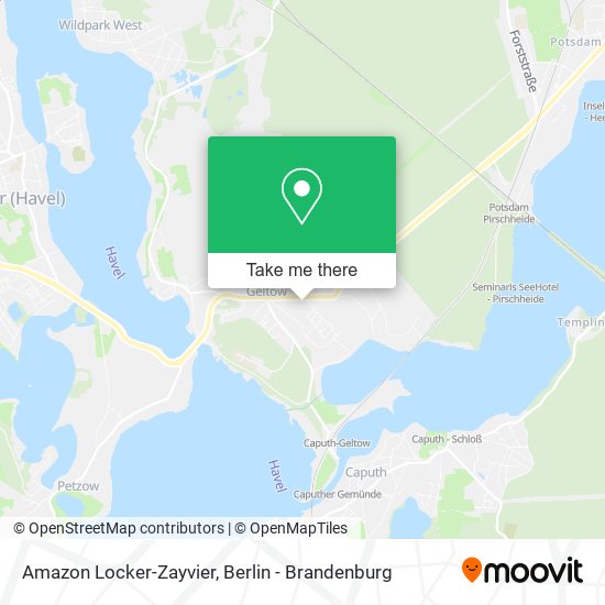 Amazon Locker-Zayvier map
