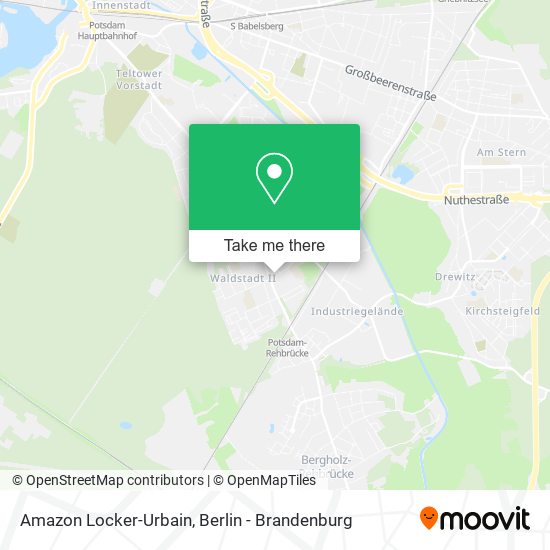 Карта Amazon Locker-Urbain