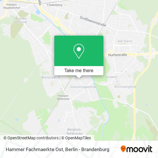 Карта Hammer Fachmaerkte Ost