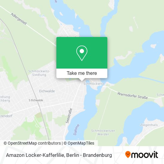 Amazon Locker-Kafferlilie map