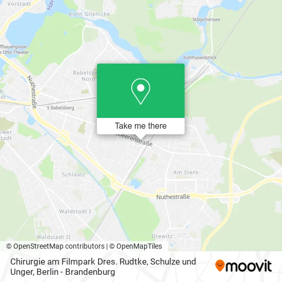 Карта Chirurgie am Filmpark Dres. Rudtke, Schulze und Unger