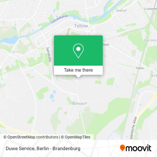 Duwe Service map