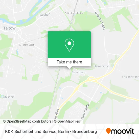 Карта K&K Sicherheit und Service