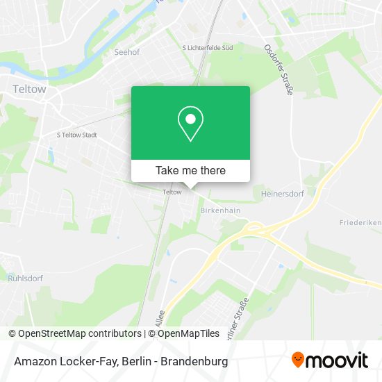 Amazon Locker-Fay map