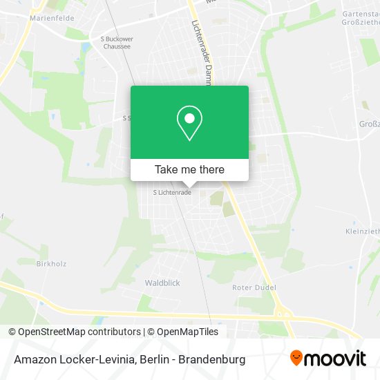 Amazon Locker-Levinia map