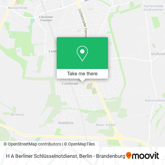 H A Berliner Schlüsselnotdienst map