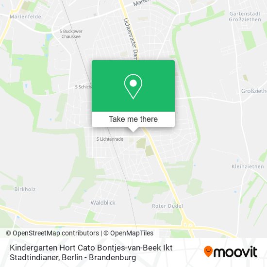 Kindergarten Hort Cato Bontjes-van-Beek Ikt Stadtindianer map