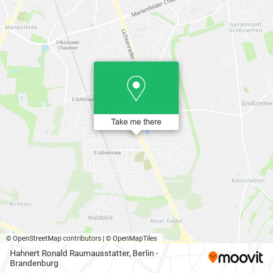 Карта Hahnert Ronald Raumausstatter