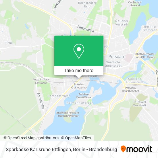 Sparkasse Karlsruhe Ettlingen map