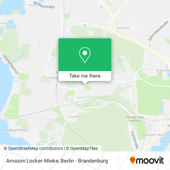 Карта Amazon Locker-Mieke