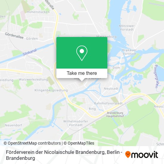 Förderverein der Nicolaischule Brandenburg map